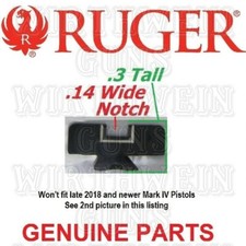 Ruger Rear Sight Tall Blade Mark 1 2 3 Mk Iii 2245 Blackhawk Gp100 Redhawk Ruger Rear Sight Tall Blade Mark 1 2 3 Mk Iii 2245 Blackhawk Gp100 Redhawk
