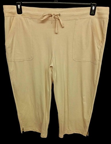 White stag beige drawstring waist women 