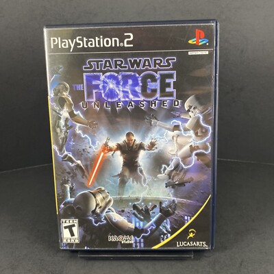 Star Wars: The Force Unleashed (Sony PlayStation 2, 2008) CIB - Very Good