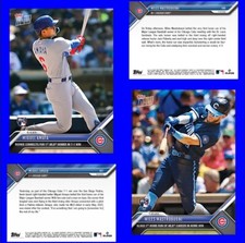 2023 Topps Now Miguel Amaya/Miles Mastrobuoni ROOKIE CARD SP Cubs #387 & #596 RC
