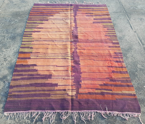 Vintage Traditional Handmade Beautiful Turkish Moroccan Floor Rug 190x125 cm