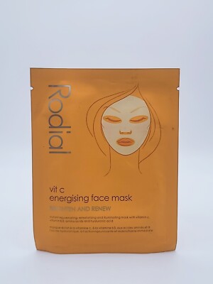 Rodial Vit C Energising Sheet Mask Brighten Renew 1 Mask Sealed