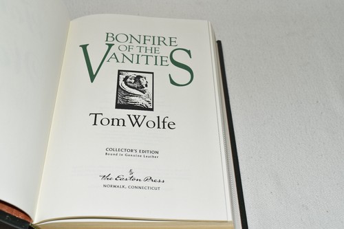 Easton Press 3V BONFIRE VANITIES RIGHT STUFF KOOL-AIDE Tom Wolfe LEATHER FINE/OP - Picture 7 of 14