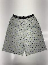 Calvin Klein Grey Star Planet Graphic Print Boxer Sleep Shorts Boys Size Large