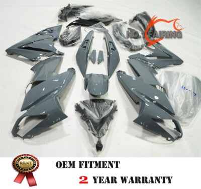 Gray ABS Fairing Kit for Kawasaki Ninja 650R ER6F ER-6F 2009 2010 2011 Bodywork 