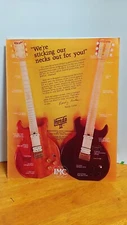 HONDO S.D. CURLEE GUITAR 1981 PRINT AD 11 X 8.5
