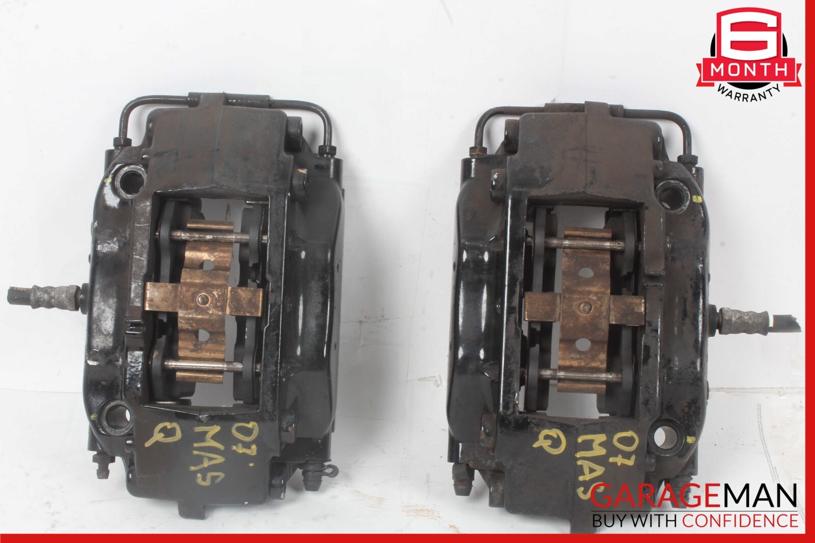 03-08 Maserati Quattroporte M139 Rear Left & Right Brake Caliper Calipers Set