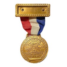 1947 Cumberland Valley Volunteer Firemen’s Convention Award Medal Waynesboro PA