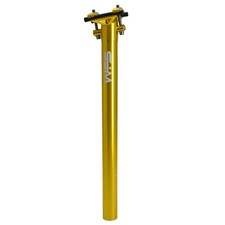 WFS Lightweight Alloy One Piece Seatpost, 27.2 X 350mm, Gold