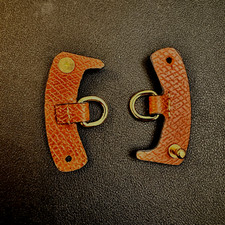 2pcs Faux Leather Bag Strap Buckles DIY Replacement Handle Accessory