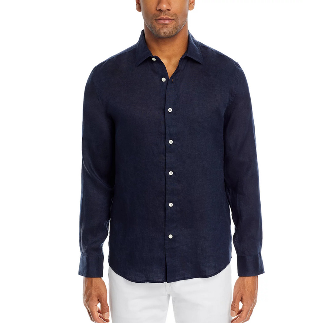 The Men Store Standard Fit Linen Shirt 4D 1214