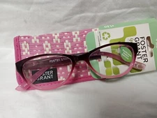 Foster Grant Mavis Pink Reading Glasses +1.25, +1.50, +3.25