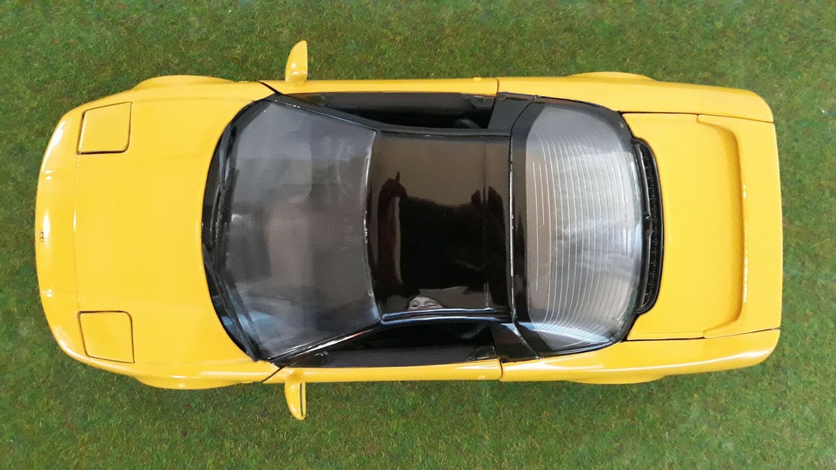 Honda NSX Jaune Toit Noir JOUEF EVOLUTION 1/18 - Miniature Collection état Excellent