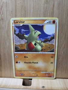 LARVITAR🏆51/95 HS Unleashed (Genuine) Pokemon Card🏆(MAR)