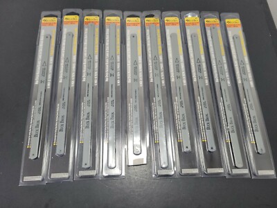 10x Buck Bros Hacksaw Blades 40210 10 Inch 18 Tooth High Speed Flexible 2 Blades