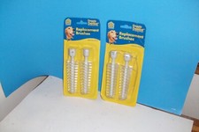 2 PACKS OF DOGGIE DENTIST REPLACEMENT BRUSHES 90150 UNOPENED 4 TOTAL BRUSHES