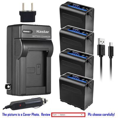 Kastar NP-F980 Battery AC Charger for Sony NP-F960 & Sony CCD-TRV3000 CCD-TRV315