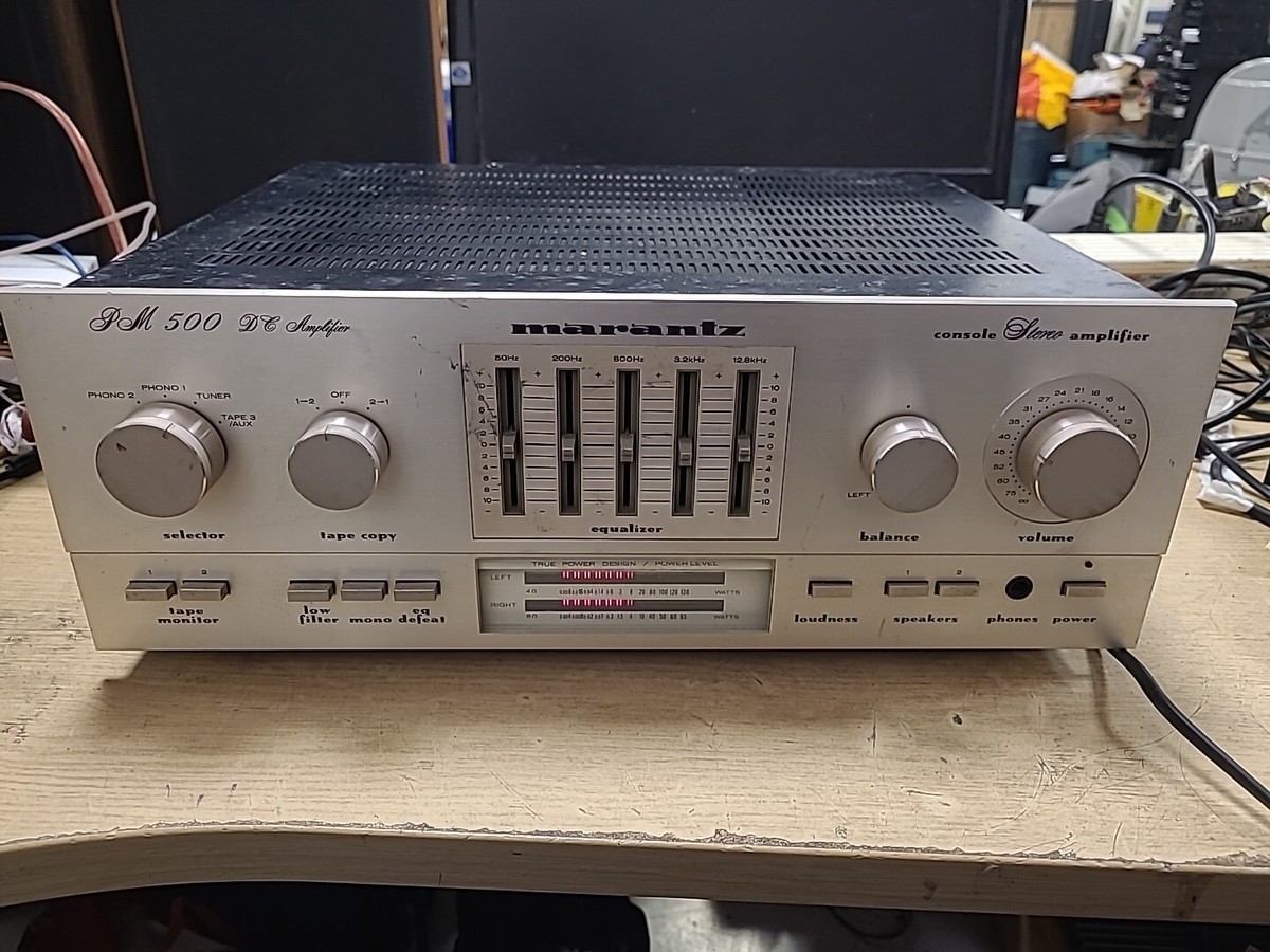 VINTAGE MARANTZ PM500 DC AMPLIFIER | eBay