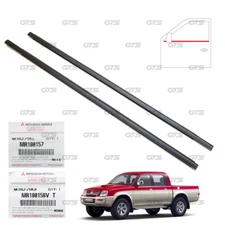 For Mitsubishi 2Dr Cab L200 Strada 1997 05 Pair Outer Weatherstrip Door Belt