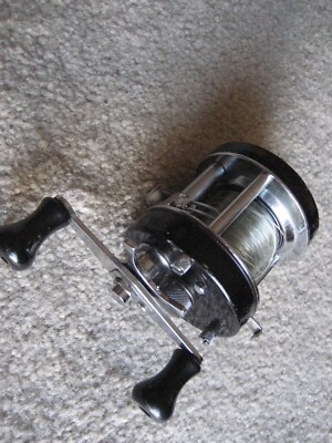 Vintage Abu Garcia Ambassadeur 5001C Black Left Hand Drive SN