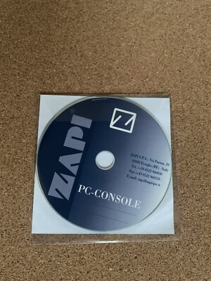 Genuine ZAPI PC Console OEM ZAPI F01183A w WinConsole & WinFlasher