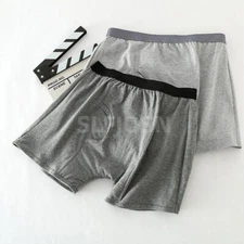 2PC Men Leak-Proof Underwears Underpants Leakage Prevention for Elderly Patients