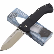Lynn Thompson Collection Ultimate Hunter Folding Knife Cold Steel Black G10