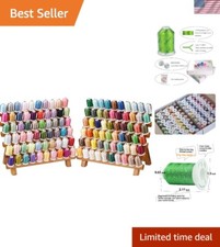 120 Madeira Colors Polyester Machine Embroidery Thread Kit 550Y500M Similar t...