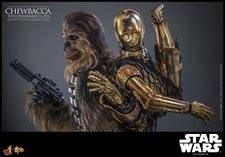 In Hand  New Hot Toys MMS766 1 6 Star Wars Chewbacca w Disassembled C-3PO Figure