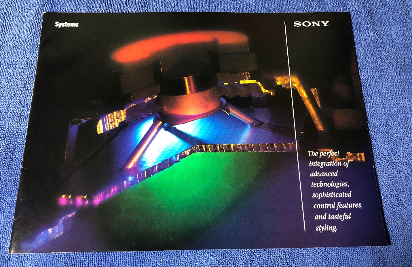 SONY SYSTEMS ORIGINAL PROMOTIONAL PRODUCT BROCHURE SALES AD M568x