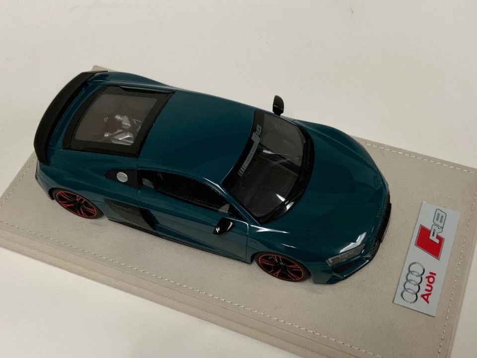 1/18 GT Spirit Audi R8 de 2019 en verde Timoa GT863 base gamuza AB137 Foto 2 de 4
