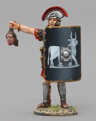 THOMAS GUNN ROMAN EMPIRE ROM106C 9TH CENTURION WITH SEVERED HEAD BLACK