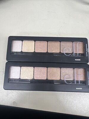 2 PACK E.L.F. PRISM NAKED EYESHADOW PALETTE MULTI DIMENSIONAL SHIMMER