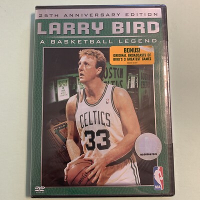 Larry Bird - Basketball Legend - 25th Anniversary - RARE NBA DVD Boston Celtics