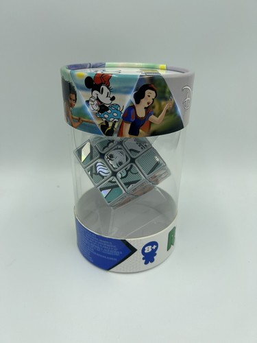 Rubik's Cube Disney 100th anniversary Metallic Platinum Finish 3x3 Cube NEW - Picture 7 of 11