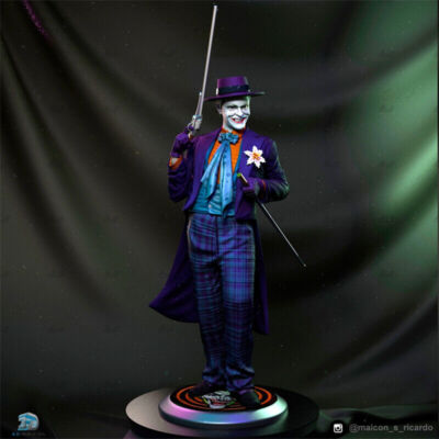 Joker Jack Nicholson 3D Printing Unpainted Figure Model GK Blank