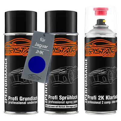 Autolack 2K Spraydosen Set für Jaguar JHK Caesium Blue Perl