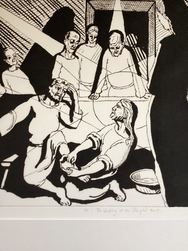 The Washing of The Disciples Feet Artists Proof Etching Francis Hoyland - Picture 7 of 12