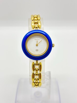 GUCCI ゴールド ネイビー 時計 s-l400.jpg