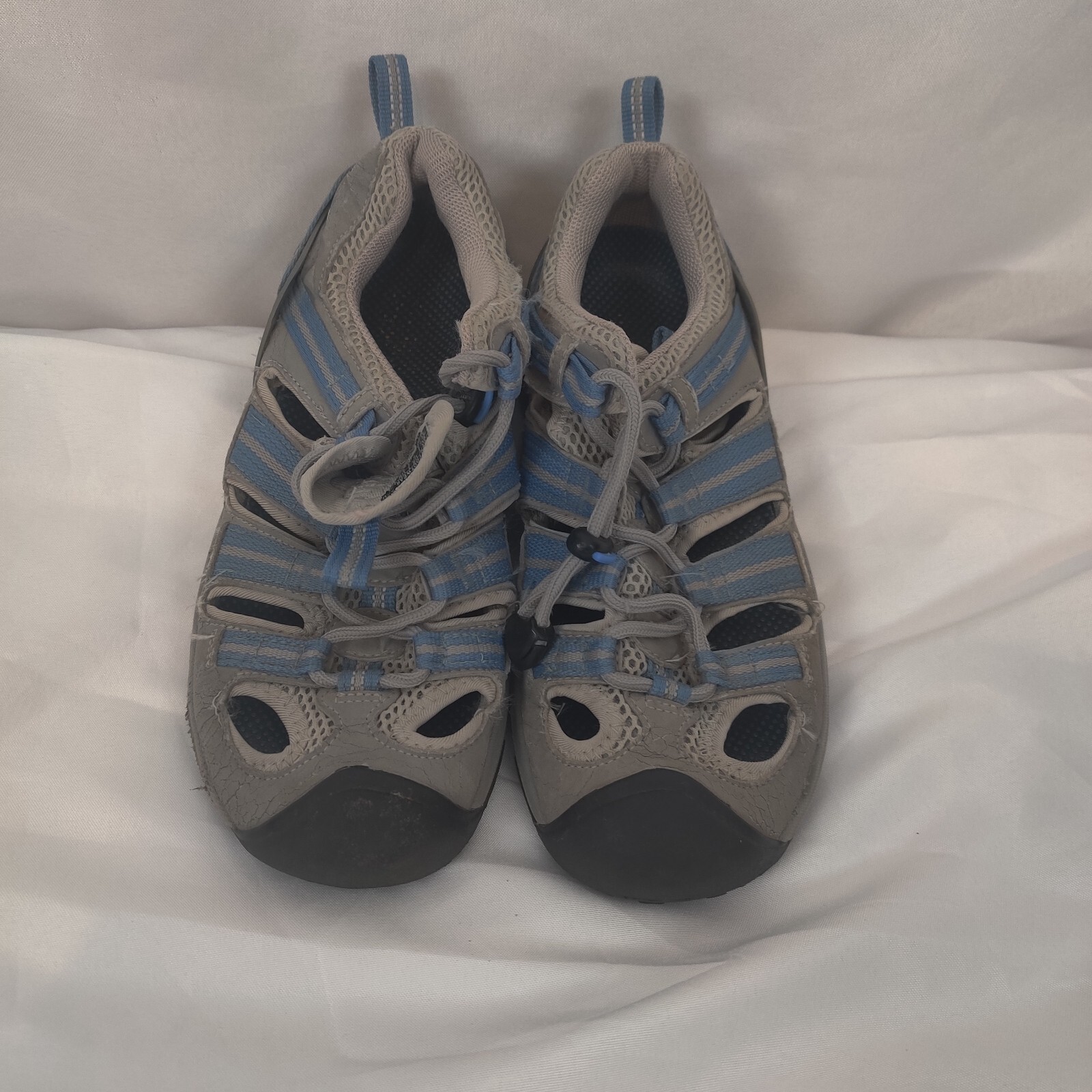 Scarpe da trekking Keen donna 8 tinta unita grigio e blu