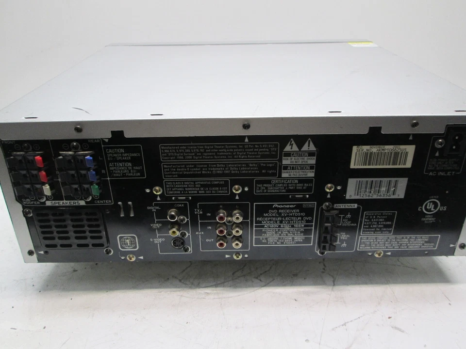 Pioneer XV-HTD510 — на запчасти/ремонт - Изображение 4 из 4