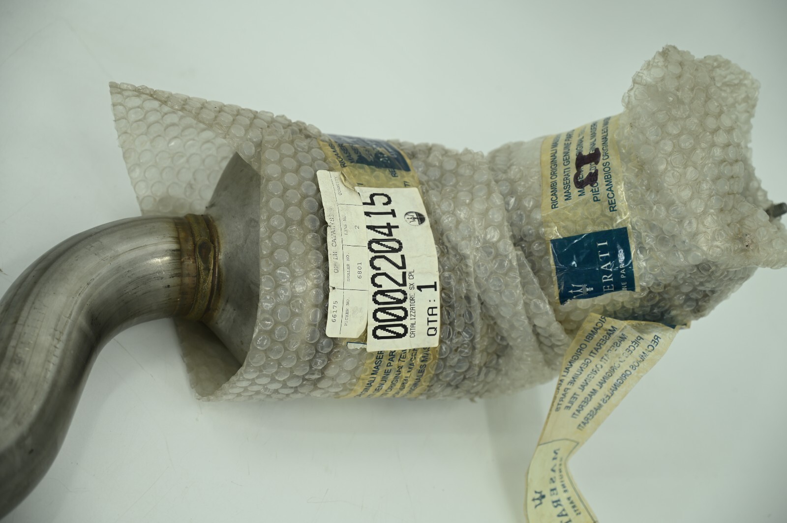 Genuine OEM Maserati CPL LH Catalytic Converter P/N 220415