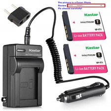 Kastar Battery AC Charger for Sony NP-FT1 FT1 Sony Cyber-shot DSC-T9 Camera