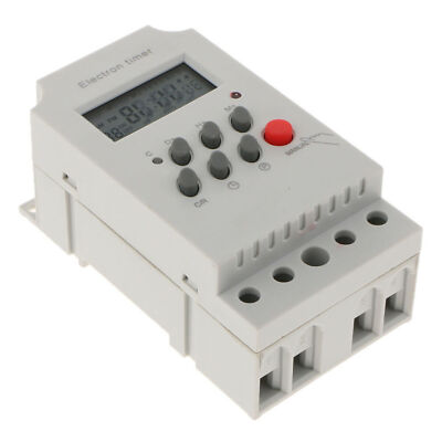 1Pc 12V DC AC Digital Weekly Programmable Power Timer Time Relay Switch US