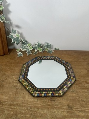 PartyLite GLOBAL FUSION Spiegel Tablett Mosaikfliese Glas Kerzenhalter