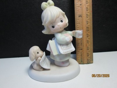 1997 Precious Moments ''What Would I Do Without You'' Girl And Dog Figurine NO BOX