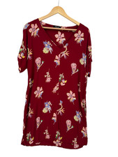 Madewell Shift Dress Womens Sz M Floral Fall Cottage Dark Fairy Autumn
