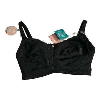 Full Embrace Bra Womens 30L Black Essential Nursing Bra Maternity