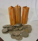 1932 - 1964 WASHINGTON 90% SILVER QUARTERS MIXED DATES—$40 FACE VALUE—4 ROLLS