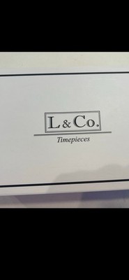 L & Co. Silver Jewelry Set with Watch, Necklace & Earrings. New in box